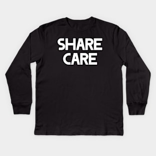 Share & Celebrate, Uniting Hearts in Moments of Joy Kids Long Sleeve T-Shirt